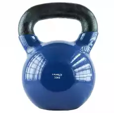 Hantla winylowa żeliwna kettlebell 32 kg HMS Sport i rekreacja Siłownia i fitness Obciążenia