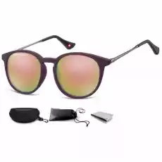 Okulary dziecięce lenonki Unisex lustrzanki matowe CS71C Odzież obuwie dodatki Galanteria i dodatki Okulary