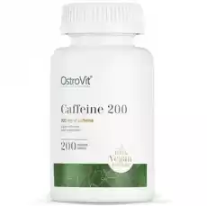 OSTROVIT CAFFEINE KOFEINA 200MG 200 TABLETEK Zdrowie i uroda Zdrowie Witaminy minerały suplementy diety