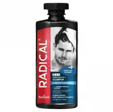 Radical Men Strengthening Anti Dandruff Shampoo wzmacniający szampon przeciwłupieżowy 400ml Zdrowie i uroda Kosmetyki i akcesoria Pielęgnacja i stylizacja włosów