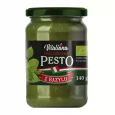 Pesto z Bazylii Bio 140 g NaturAvena Artykuły Spożywcze