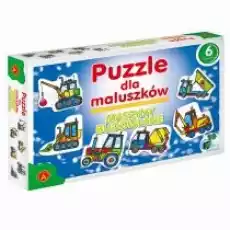 Puzzle dla maluszków Maszyny budowlane Alexander Dla dziecka Zabawki Puzzle