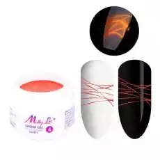 Żel do zdobień Spider Gel Papaya Nr 4 3ml Zdrowie i uroda Kosmetyki i akcesoria Manicure i pedicure