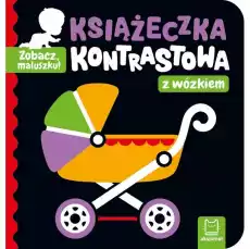 AKS5787 Zobacz maluszku z wózkiem Książeczka kontrastowa Aksjomat Odzież obuwie dodatki Bielizna damska