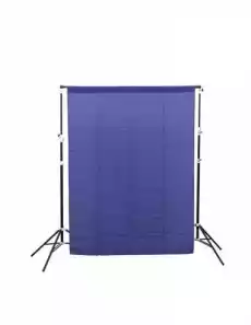 GlareOne Niebieskie tło materiałowe Blue Screen Backdrop 15x21 Fotografia Akcesoria fotograficzne Sprzęt studyjny