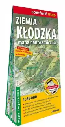 Comfort map Ziemia kłodzka Mapa panoramiczna Książki Turystyka mapy atlasy