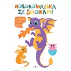 Kolorowanka ze smokami Książki Dla dzieci