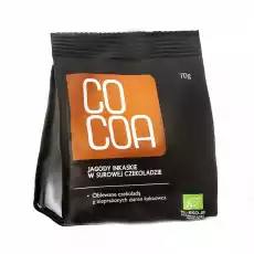 Jagody Inkaskie w Surowej Czekoladzie Bio 70 g Cocoa Artykuły Spożywcze