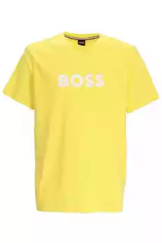 TSHIRT MĘSKI HUGO BOSS 50491706 ŻÓŁTY Odzież obuwie dodatki Odzież męska