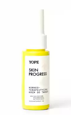 Yope Skin Progress korneoterapeutyczny krem do twarzy 50ml Zdrowie i uroda Kosmetyki i akcesoria Pielęgnacja twarzy Toniki do twarzy