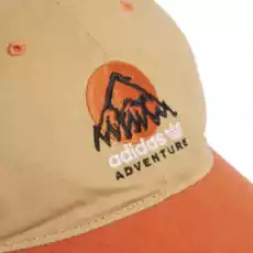 Czapka z daszkiem męska adidas ORIGINALS Adventure beżowa IB9491 Odzież obuwie dodatki Galanteria i dodatki Nakrycia głowy Czapki z daszkiem