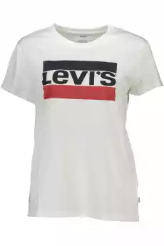 LEVI39S BIAŁY TSHIRT DAMSKI Z KRÓTKIM RĘKAWEM Odzież obuwie dodatki