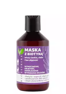 Bioelixire maska z biotyną do włosów cienkich i delikatnych 300ml Zdrowie i uroda Kosmetyki i akcesoria Pielęgnacja i stylizacja włosów Maski do włosów