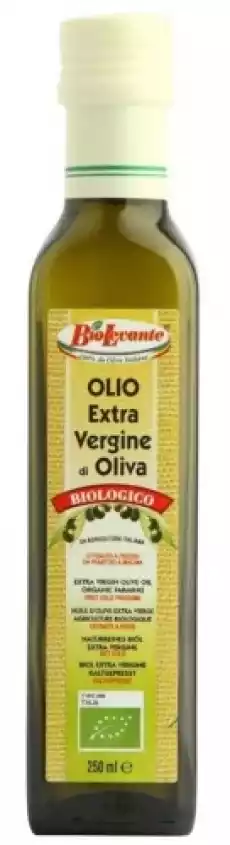 OLIWA Z OLIWEK EXTRA VIRGIN BIO 250 ml BIO LEVANTE Artykuły Spożywcze Oleje i oliwy