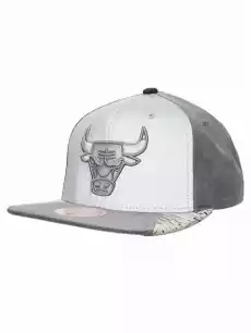 Czapka Snapback Chicago Bulls NBA Mitchell Ness Day 5 Szara Odzież obuwie dodatki Galanteria i dodatki Nakrycia głowy Czapki z daszkiem