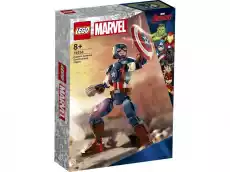 LEGO 76258 Super Heroes Figurka Kapitana Ameryki do zbudowania Dla dziecka Zabawki Klocki