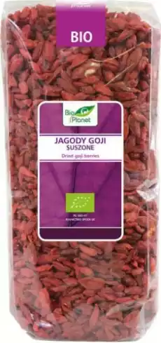 JAGODY GOJI SUSZONE BIO 1 kg BIO PLANET Artykuły Spożywcze Bakalie i suszone owoce