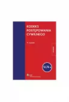 Kodeks Postępowania Cywilnego Przepisy Książki Prawo akty prawne