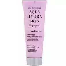 Nacomi Aqua Hydra Skin Sleeping Mask nawilżający koktajl do twarzy 3w1 85ml Zdrowie i uroda Kosmetyki i akcesoria Pielęgnacja twarzy Peelingi i scruby do twarzy