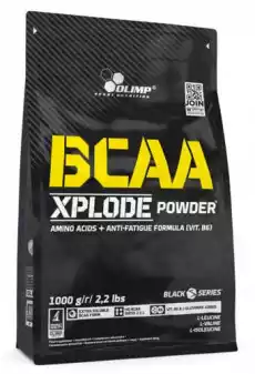 OLIMP BCAA Xplode Powder 1000g lemon Sport i rekreacja Odżywki i suplementy Witaminy i minerały