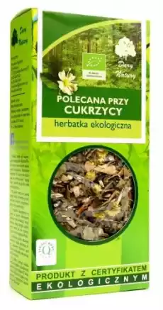 HERBATKA POLECANA PRZY CUKRZYCY BIO 50 g DARY NATURY Artykuły Spożywcze Yerba Mate