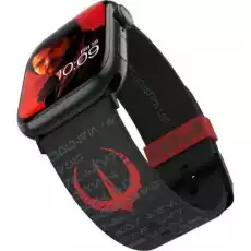 Silikonowy pasek Star Wars Cassian Andor do Apple Watch 49454442mm oraz 414038mm czarny Telefony i akcesoria Akcesoria telefoniczne Pokrowce i kabury do telefonów