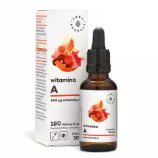 Witamina A Krople 30 ml Aura Herbals Artykuły Spożywcze