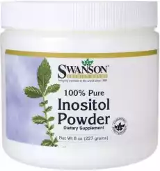 Inozytol Inositol Powder 227g SWANSON Sport i rekreacja Odżywki i suplementy Witaminy i minerały