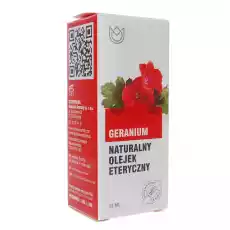 Naturalny Olejek Eteryczny Geranium 10 ml Naturalne Aromaty Artykuły Spożywcze