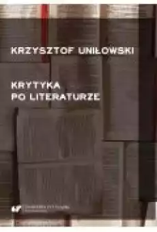 Krytyka po literaturze Książki Ebooki