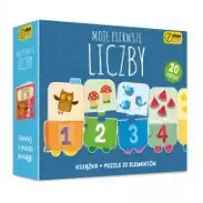 Puzzle 20 el Moje pierwsze liczby książka Wilga Play Dla dziecka Zabawki Zabawki edukacyjne