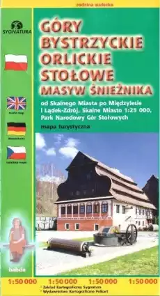 Góry Bystrzyckie Orlickie Stołowe w2019 Książki Turystyka mapy atlasy