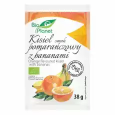 Kisiel o Smaku Pomarańczowym z Liofilizowanymi Bananami Bez Dodatku Cukru Bio 38 g Bio Planet Artykuły Spożywcze