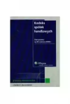 Kodeks Spółek Handlowych Książki Prawo akty prawne