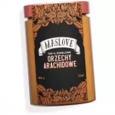 Maslove Pasta orzechowa arachidowa classic 555 g Artykuły Spożywcze Pasty i smarowidła