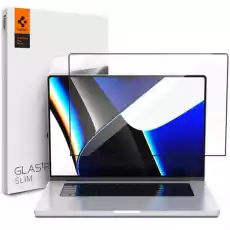 Szkło do etui Spigen GlastR Slim FC MacBook Pro 14 20212023 czarne Komputery Akcesoria do laptopów Ochrona wyświetlacza