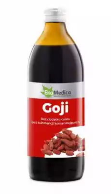 EkaMedica Sok z jagody Goji 100 500 ml Artykuły Spożywcze Produkty dietetyczne Soki