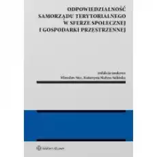 Odpowiedzialność samorządu terytorialnego Książki Prawo akty prawne