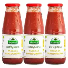 3 x Passata Pomidorowa Bio 680 g EkoWital Artykuły Spożywcze