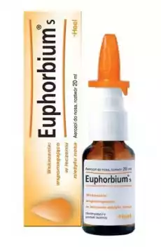 HEEL Euphorbium S aerozol 20ml Zdrowie i uroda Zdrowie FarmaceutykiLeki KropleSpray