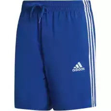 Szorty męskie adidas ESSENTIALS CHELSEA 3STRIPES niebieskie HE4428 Odzież obuwie dodatki Szorty i spodenki