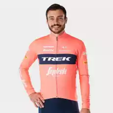 Koszulka rowerowa termiczna męska Santini TrekSegafredo Replica LS Sport i rekreacja Akcesoria turystyczne Odzież Koszulki