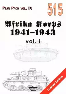 Afrika Korps 19411943 volI Plan Pack volIX 515 Książki Militaria