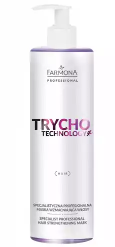 Farmona Professional Trycho Technology Specjalistyczna maska wzmacniająca włosy 250ml Zdrowie i uroda Kosmetyki i akcesoria Pielęgnacja i stylizacja włosów Maski do włosów