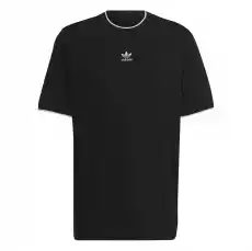 Koszulka męska adidas REKIVE ESS TEE czarna HK7305 Odzież obuwie dodatki Koszulki