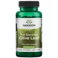 Swanson FS Olive Leaf 400mg 60kaps Zdrowie i uroda Zdrowie Witaminy minerały suplementy diety