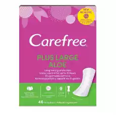 Carefree Plus Large wkładki higieniczne Aloe Vera Scent 46szt Zdrowie i uroda Kosmetyki i akcesoria Pielęgnacja ciała Higiena intymna Środki higieniczne