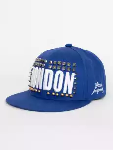 Czapka Z Daszkiem Snapback Niebieska Royal Blue London Stud Odzież obuwie dodatki Galanteria i dodatki Nakrycia głowy Czapki z daszkiem