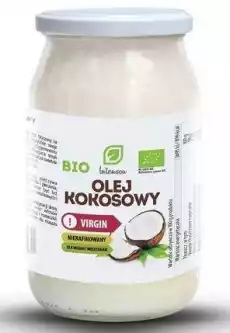 Intenson Bio Olej Kokosowy Virgin 900 ml Artykuły Spożywcze Oleje i oliwy