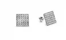 Kolczyki srebrne swarovski kingdom studs w kolorze crystal Biżuteria i zegarki